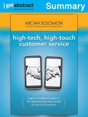 cover image of High-Tech, High-Touch Customer Service (Summary)